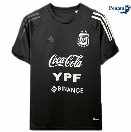 peamu.fr - Maillot foot Argentine pre-match Training Noir 2022-2023 F186