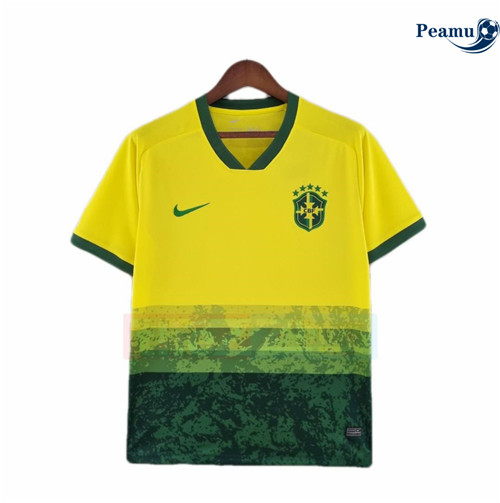 peamu.fr - Maillot foot Brésil training Jaune 2022-2023 F195