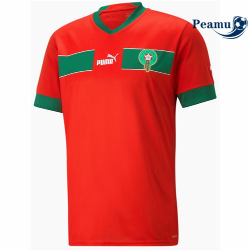 peamu.fr - Maillot foot Maroc Domicile 2022-2023 F222
