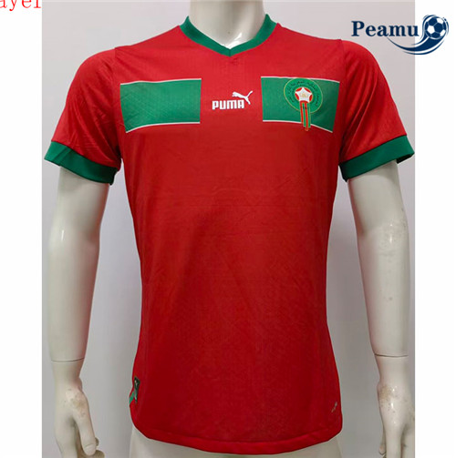 peamu.fr - Maillot foot Maroc Player Version Domicile 2022-2023 F223