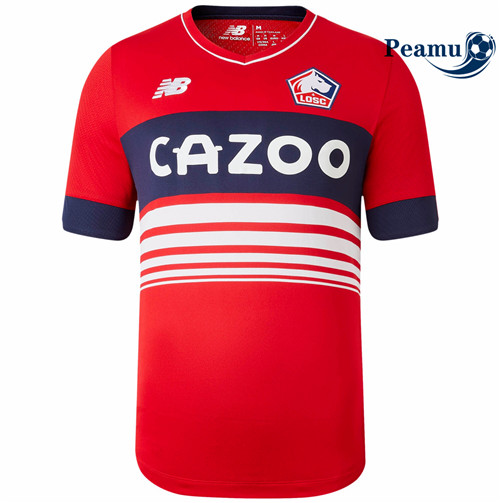peamu.fr - Maillot foot Lille OSC Domicile 2022-2023 F277