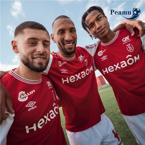 peamu.fr - Maillot foot Stade Reims Domicile 2022-2023 F302