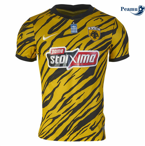 peamu.fr - Maillot foot AEK Athens Domicile Jaune 2022-2023 F323