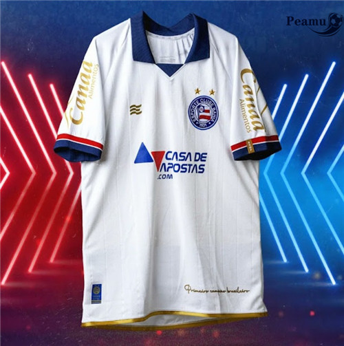 peamu.fr - Maillot foot Bahia Exterieur Blanc 2022-2023 F340