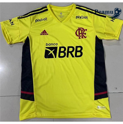 peamu.fr - Maillot foot Flamengo Jaune 2022-2023 F345