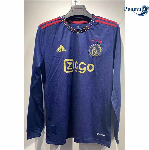 peamu.fr - Maillot foot AFC Ajax Exterieur Manche Longue 2022-2023 F391