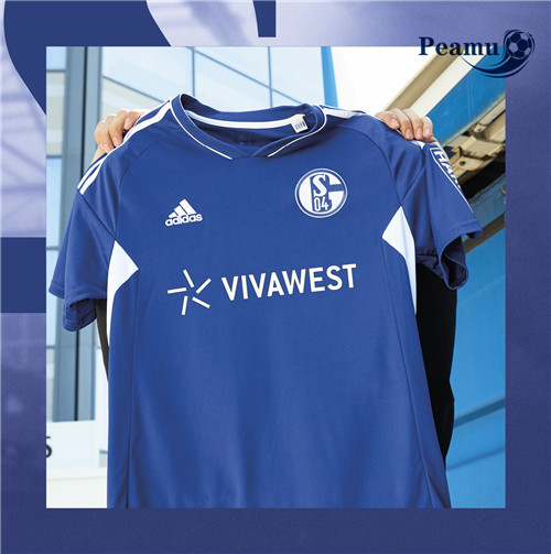 peamu.fr - Maillot foot Schalke 04 Domicile 2022-2023 F377