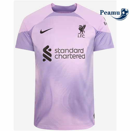 peamu.fr - Maillot foot Liverpool Domicile Gardien de but Violet 2022-2023 F471