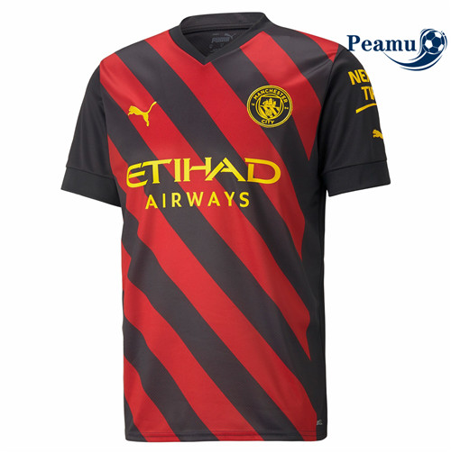 peamu.fr - Maillot foot Manchester City Exterieur 2022-2023 F474