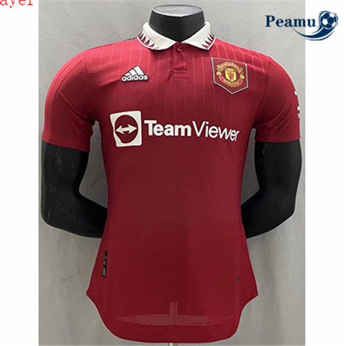 peamu.fr - Maillot foot Manchester United Player Version Domicile 2022-2023 F490