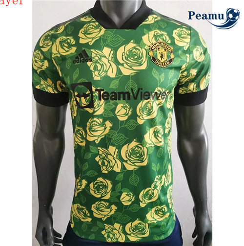 peamu.fr - Maillot foot Manchester United Player Version Rose 2022-2023 F492