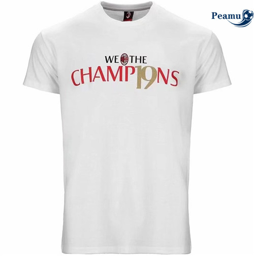 peamu.fr - Maillot foot AC Milan Blanc T-shirt 2022-2023 F515