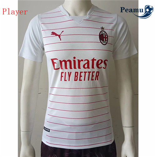 peamu.fr - Maillot foot AC Milan Player Version Blanc 2022-2023 F518