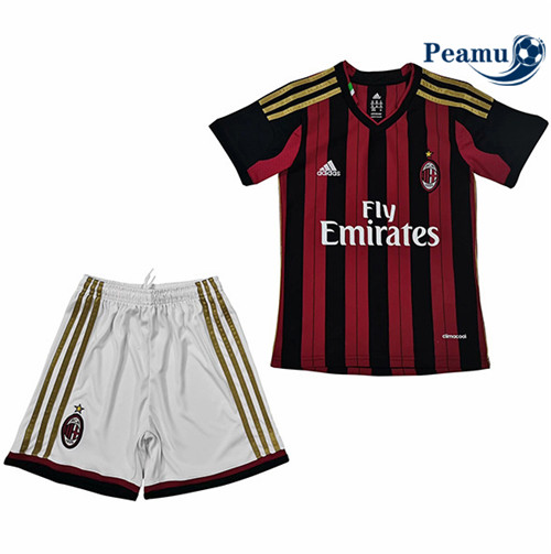 peamu.fr - Maillot foot Retro AC Milan Enfant Domicile 2013-14 F535