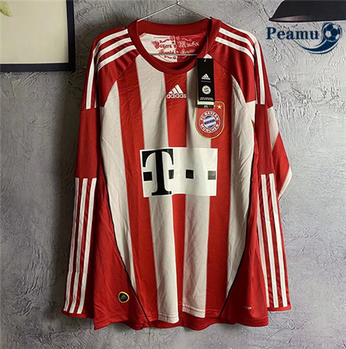 peamu.fr - Maillot foot Retro Bayern Munich DomicileManche Longue 2010-11 F555