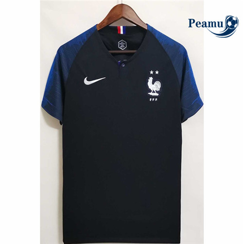 peamu.fr - Maillot foot Retro France Domicile 2018 F563