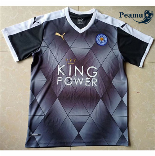 peamu.fr - Maillot foot Retro Leicester City Exterieur 2015-16 F573