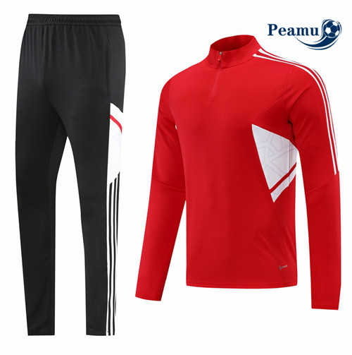 peamu.fr - Maillot foot Survetement de foot Sans logo de marque Rouge 2022-2023 F637