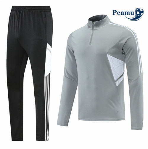 peamu.fr - Maillot foot Survetement de foot Sans logo de marque Gris 2022-2023 F638
