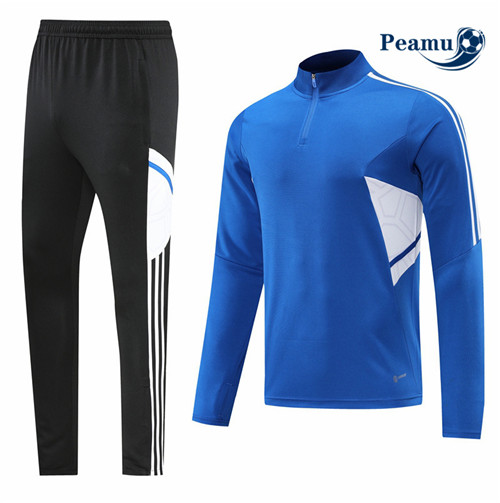 peamu.fr - Maillot foot Survetement de foot Sans logo de marque Bleu 2022-2023 F640