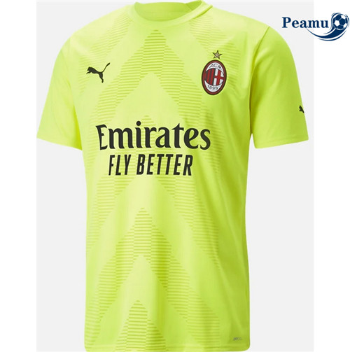 Peamu - Maillot foot p353 AC Milan Maillot Gardien de but Vert 2022-2023