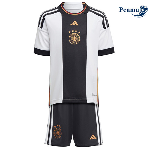 Peamu - Maillot foot p077 Allemagne Enfant Domicile 2022-2023