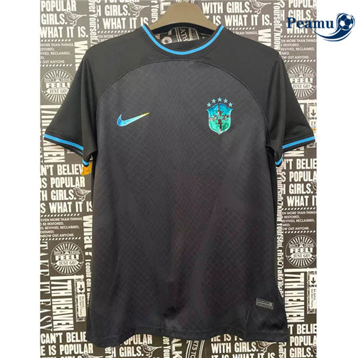 Peamu - Maillot foot p105 Brésil Maillot Noir 2022-2023