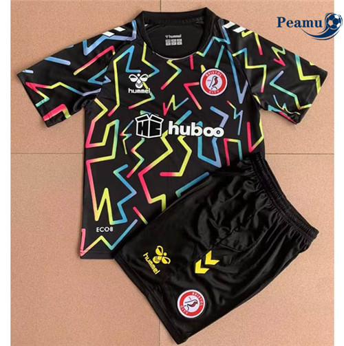 Peamu - Maillot foot p031 Bristol City Enfant Gardien de but 2022-2023