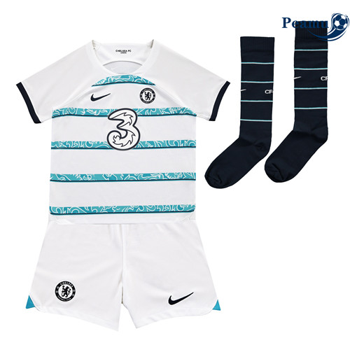 Peamu - Maillot foot p033 Chelsea Enfant Exterieur 2022-2023
