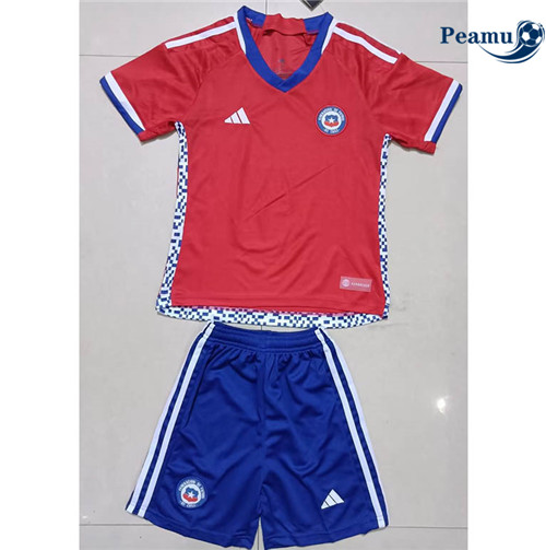 Peamu - Maillot foot p083 Chile Enfant Domicile 2022-2023