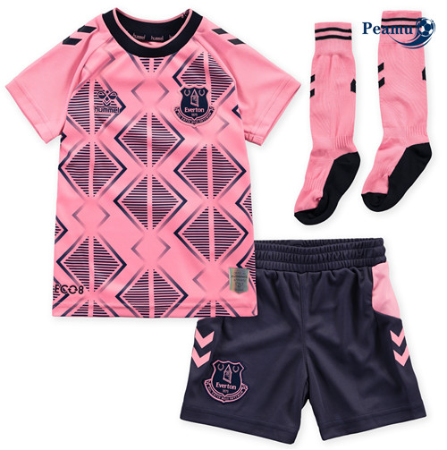 Peamu - Maillot foot p037 Everton Enfant Exterieur 2022-2023