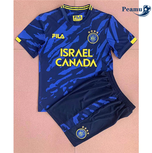 Peamu - Maillot foot p012 Maccabi Tel Aviv Enfant Exterieur 2022-2023
