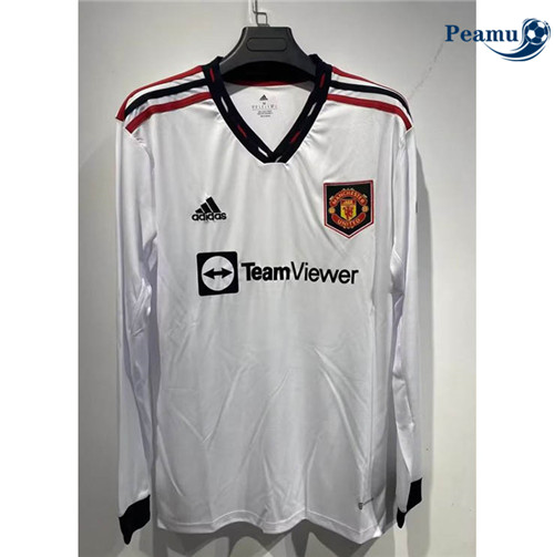 Peamu - Maillot foot p323 Manchester United Exterieur Manche Longue 2022-2023