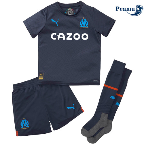 Peamu - Maillot foot p047 Marseille Enfant Exterieur 2022-2023