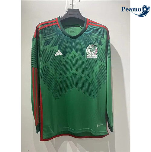 Peamu - Maillot foot p131 Mexique Domicile Manche Longue 2022-2023