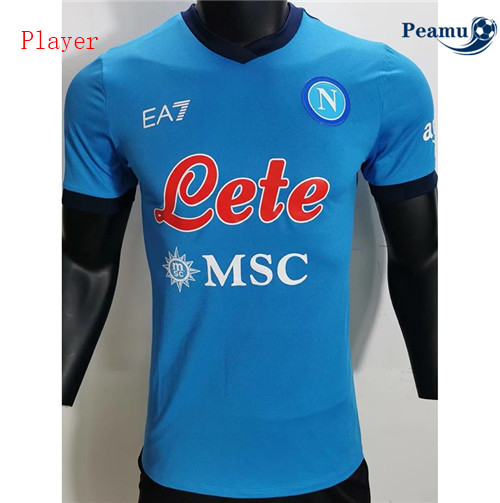 Peamu - Maillot foot p375 Naples Player Version Domicile 2022-2023