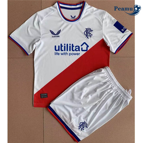 Peamu - Maillot foot p015 Rangers FC Enfant Exterieur 2022-2023