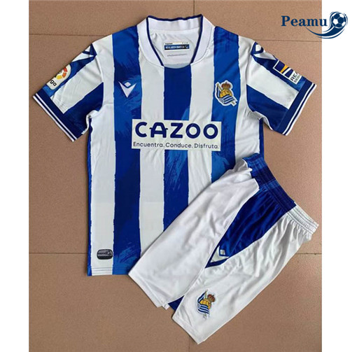 Peamu - Maillot foot p062 Real Sociedad Enfant Domicile 2022-2023