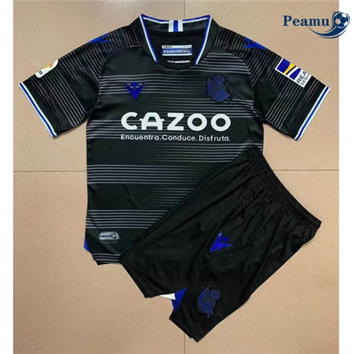 Peamu - Maillot foot p063 Real Sociedad Enfant Exterieur 2022-2023