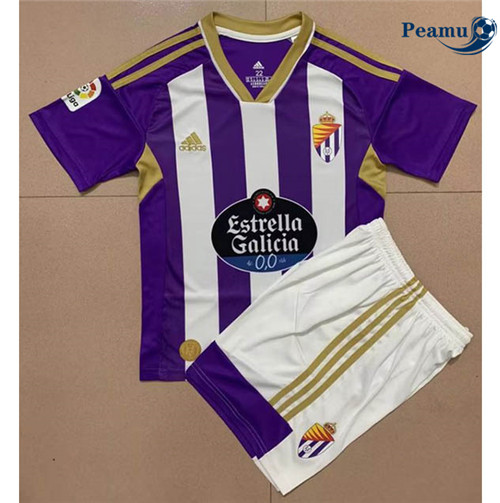 Peamu - Maillot foot p065 Real Valladolid Enfant Domicile 2022-2023