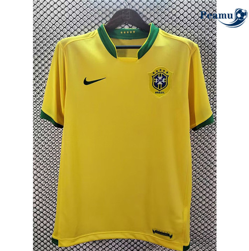 Peamu - p421 Maillot foot Retro Brésil Domicile 2006