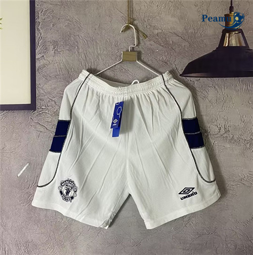 Peamu - p435 Maillot foot Retro Manchester United Short Exterieur 1999-00