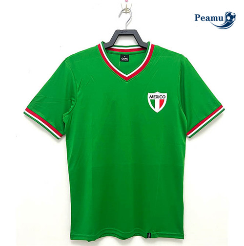 Peamu - p424 Maillot foot Retro Mexique Domicile 1970