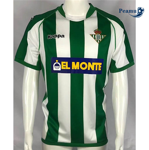 Peamu - p408 Maillot foot Retro Real Betis Maillot Édition spéciale 2001-02