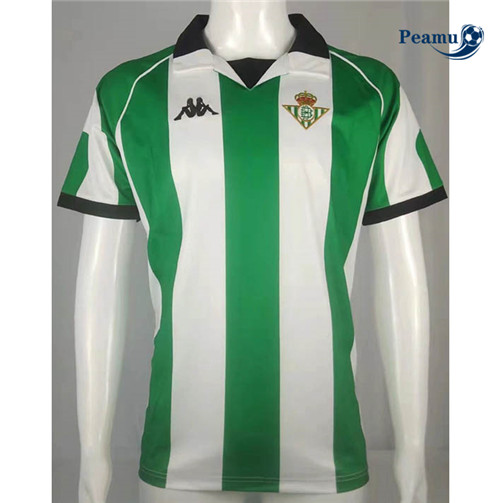 Peamu - p413 Maillot foot Retro Real Betis Domicile 1998