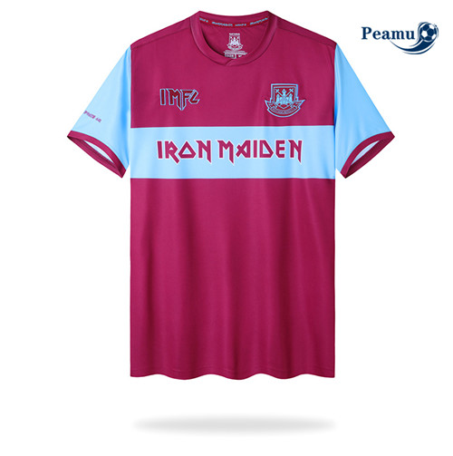 Peamu - p443 Maillot foot Retro West Ham x Iron Maiden Domicile