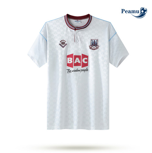 Peamu - p445 Maillot foot Retro West Ham Exterieur 1989-90