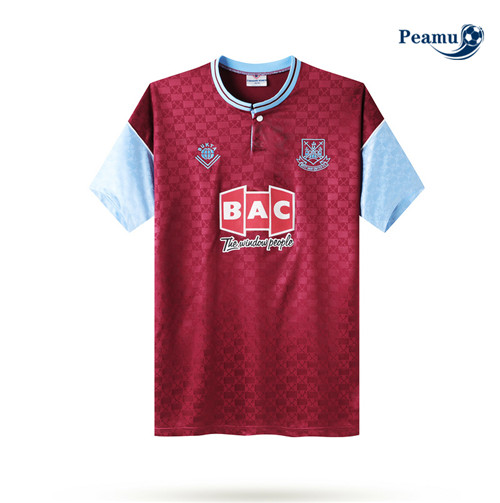 Peamu - p446 Maillot foot Retro West Ham Domicile 1989-90
