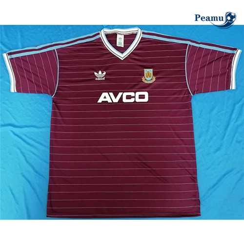 Peamu - p452 Maillot foot Retro West Ham Domicile 1986