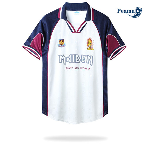 Peamu - p453 Maillot foot Retro West Ham x Iron Maiden Exterieur 1999-2001